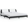 vidaXL Bed Frame Black and White