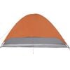 vidaXL Camping Tent Dome 6-Person Orange Waterproof