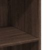 vidaXL Highboard Brown Oak Engineered wood 27.6 x 16.1 x 48.8 in Storage
