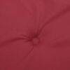 vidaXL Highback Chair Cushion Set of 4 Wine Red