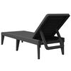vidaXL Sun Lounger Anthracite 100% Polypropylene Standard