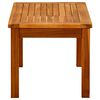 vidaXL Coffee Table Natural Acacia Solid Acacia Wood Small Durable