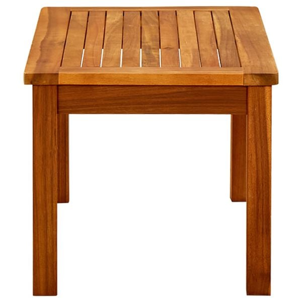 vidaXL Coffee Table Natural Acacia Solid Acacia Wood Small Durable