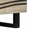 vidaXL Coffee Table Beige and Black 31.50 x 21.26 x 15.75 in