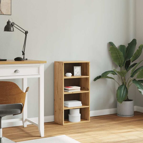 vidaXL Side Cabinet Honey Solid pine wood with engineered wood