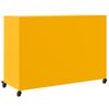 vidaXL Sideboard Mustard Yellow Cold-Rolled Steel Medium Sideboard
