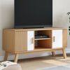 vidaXL TV Cabinet White and brown