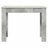 vidaXL Desk Concrete Grey Engineered Wood 39.4x17.7x29.5 in Desk