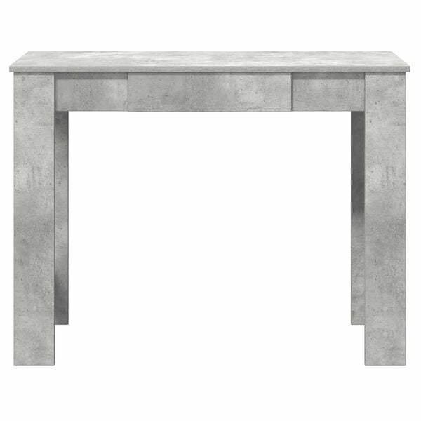 vidaXL Desk Concrete Grey Engineered Wood 39.4x17.7x29.5 in Desk