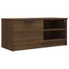 vidaXL TV Cabinet Set of 2 Brown Oak Engineered Wood Standard