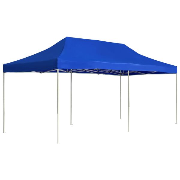 vidaXL Party Tent Blue 310 g/m² Oxford fabric with PVC coating 19.7x9.8 ft