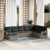 vidaXL Garden Sofa Set Grey