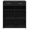 vidaXL Sideboard Black Engineered wood