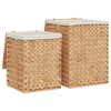 vidaXL Laundry Baskets 2 pcs Water Hyacinth