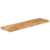 vidaXL Table Top Natural wood Solid mango wood 43.3x11.8x1.0 in