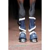 Covalliero Horse Leg Wrap Black Synthetic Leather M Durable