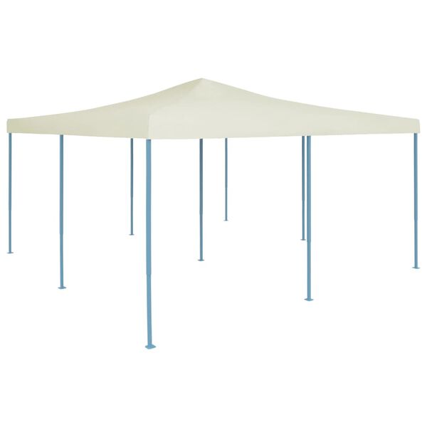 vidaXL Folding Gazebo Cream 600D oxford with PVC coating Large Foldable
