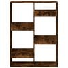 vidaXL Room Divider Smoked Oak Engineered Wood Room Divider Rectangular