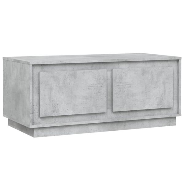 vidaXL Coffee Table Concrete grey Engineered wood Medium Coffee Table