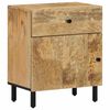 vidaXL Bedside Cabinet Natural wood tone