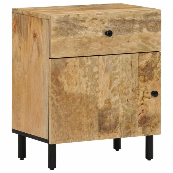 vidaXL Bedside Cabinet Natural wood tone