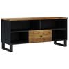 vidaXL TV Cabinet Honey Brown Solid Mango Wood Medium TV Cabinet