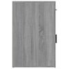 vidaXL Desk Cabinet Grey Sonoma Engineered Wood Medium Desk Cabinet