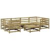 vidaXL Garden Sofa Set Treated Pine Wood Vacuum pressure treated pine wood