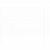 vidaXL Field Fence Silver 82.02 x 5.25 ft Galvanised steel