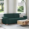 vidaXL Sofa Dark Green 86.61 x 30.71 x 33.07 in Fabric