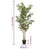 vidaXL Artificial Bamboo Tree Green Bamboo trunk 78.7 in tall