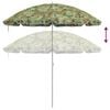vidaXL Beach Parasol Camouflage 161 x 193 cm Polyester