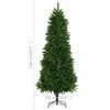 vidaXL Artificial Christmas Tree Green Polyethylene 79 in
