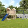 vidaXL Outdoor Playset Pine Solid Pine Wood, Polypropylene Large