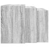 vidaXL Nesting Table Gray Sonoma Engineered wood Small, Medium, Large