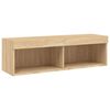 vidaXL 5 Piece TV Wall Units with LED Sonoma Oak Engineered Wood
