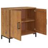 vidaXL Sideboard Brown Solid pinewood Medium Sideboard Rectangular