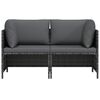 vidaXL Garden Sofa Grey