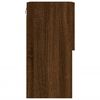 vidaXL TV Cabinet Set of 2 Brown Oak Engineered Wood 15.9x11.8x23.6 in