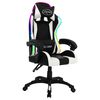vidaXL Racing Chair White and Black