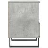 vidaXL Nightstand Set of 2 Concrete Grey Engineered Wood, Metal