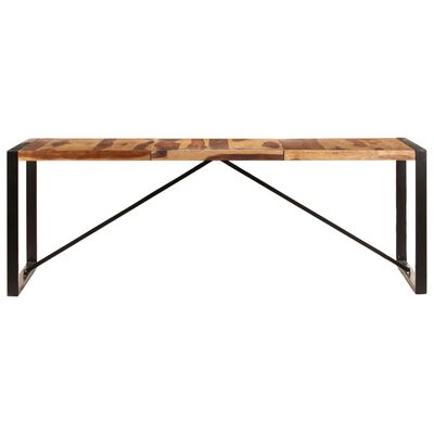 vidaXL Dining Table 86.6"x39.4"x29.5" Solid Sheesham Wood