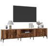 vidaXL TV Cabinet Old wood Engineered wood, metal Medium Adjustable Feet