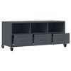 vidaXL TV Cabinet Anthracite Cold-rolled steel Medium Rollable