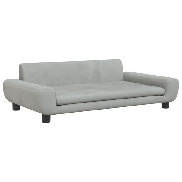 vidaXL Kids Sofa Light gray