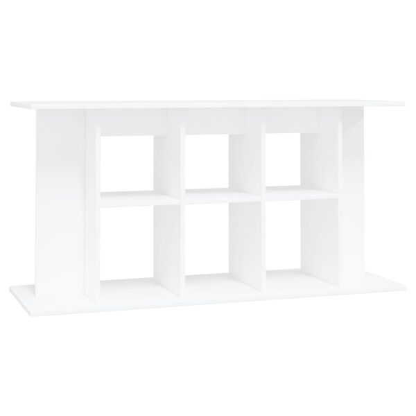 vidaXL Aquarium Stand White Engineered Wood Medium Aquarium Stand