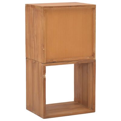 vidaXL Storage Cabinet 15.7"x11.8"x29.9" Solid Teak Wood