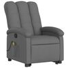 vidaXL Stand Up Massage Recliner Chair Dark grey