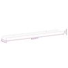 vidaXL Frame Ledge Shelf Set of 2 Gray Lacquered MDF 31.5 in long