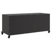 vidaXL TV Cabinet Black Cold-rolled steel Medium TV Cabinet